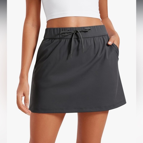 CRZ Yoga 4-Way Stretch Skort Golf Tennis NWT Ink Gray Medium - Picture 1 of 5